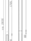 Betonpaal antraciet diamant kop 10x10x280cm - Afbeelding 2