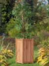 Bloembak Java Teak 45 x 45 x 90 cm - Afbeelding 2
