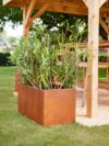 Bloembak Cortenstaal Hudson 50x90x50cm - Afbeelding 2