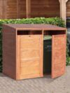 Containerberging hardhout Dubbel 150 x 84 x 135cm - Afbeelding 2