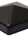 Paalornament zwart Pyramide